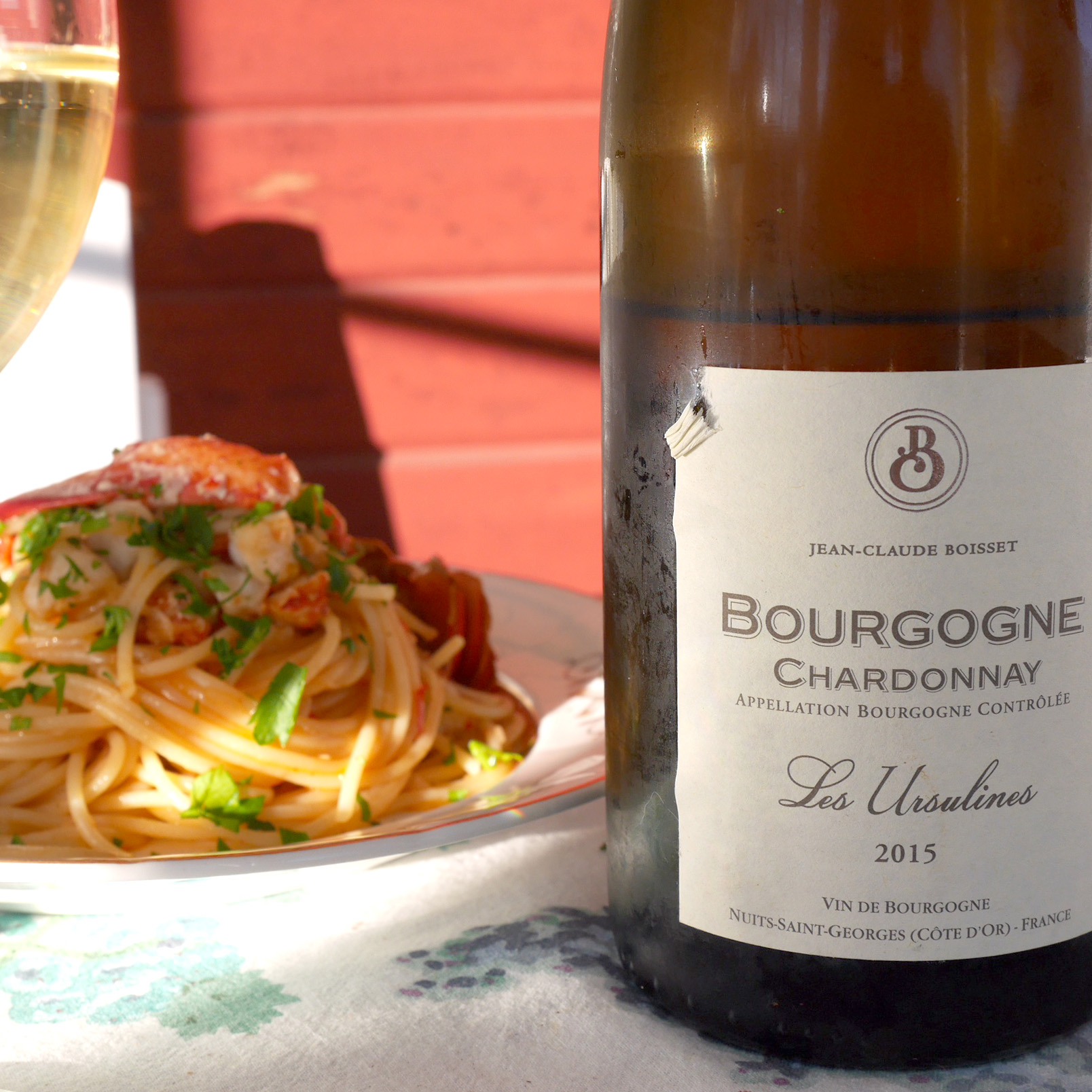 Vit Bourgogne + Hummerpasta